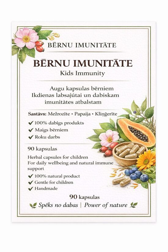 Bērnu imunitāte 90 kapsulas